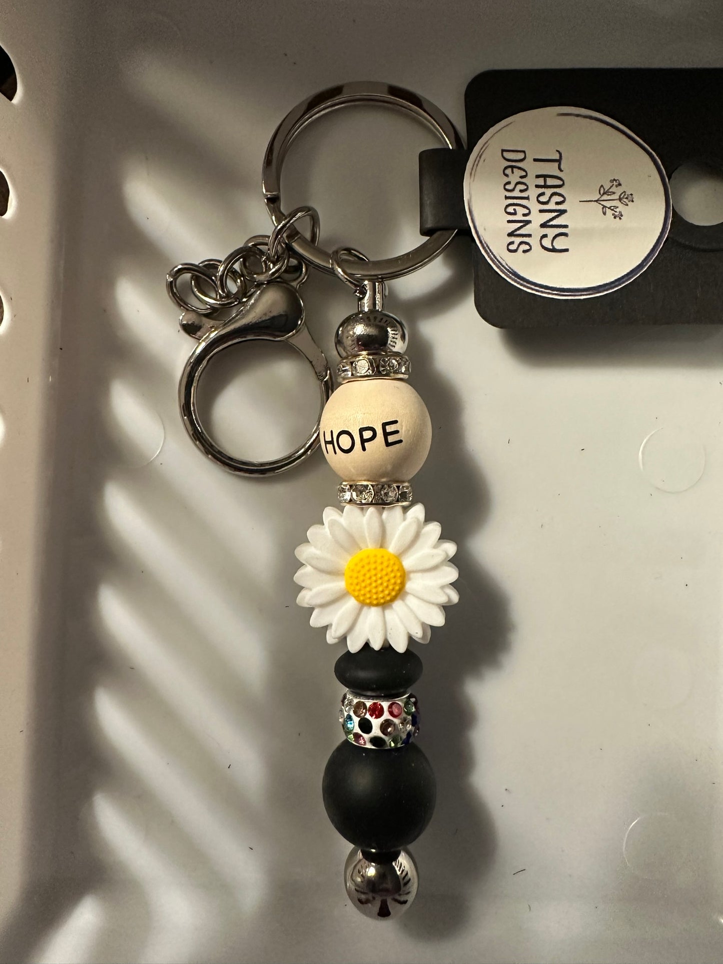 Hope Daisy Key Chain