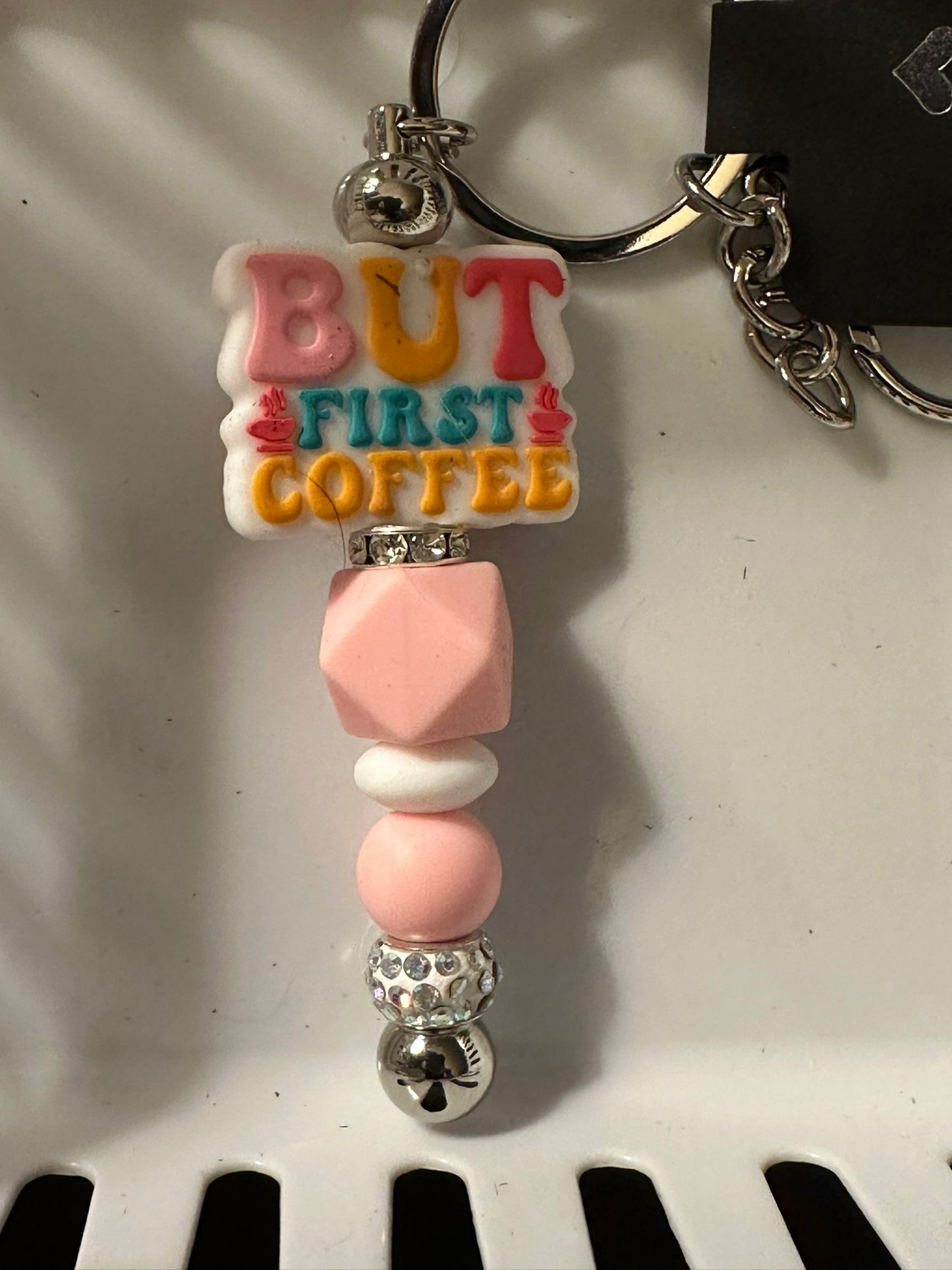 But First Coffee Key Chain