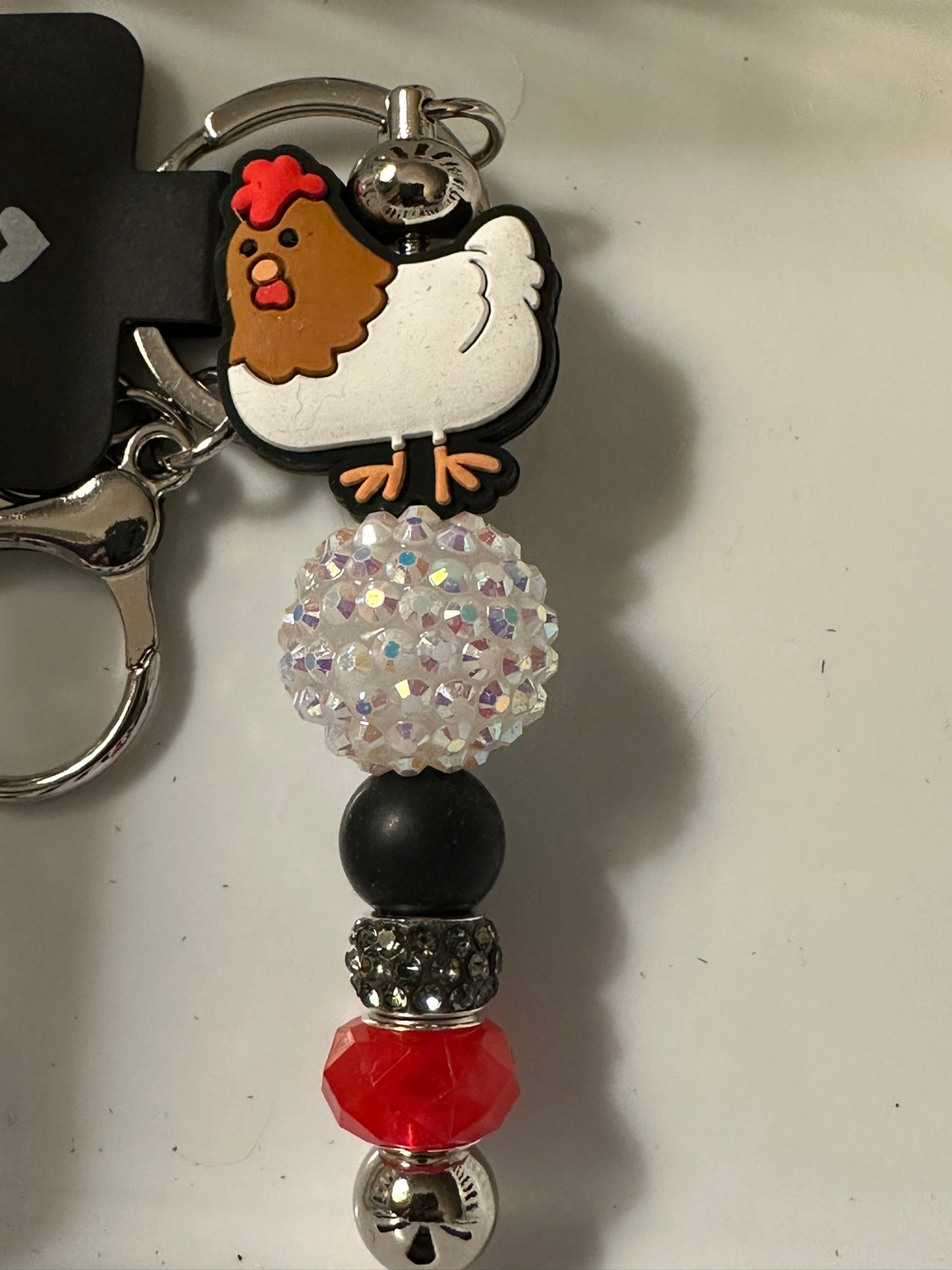 Chicken Bling Key Chain
