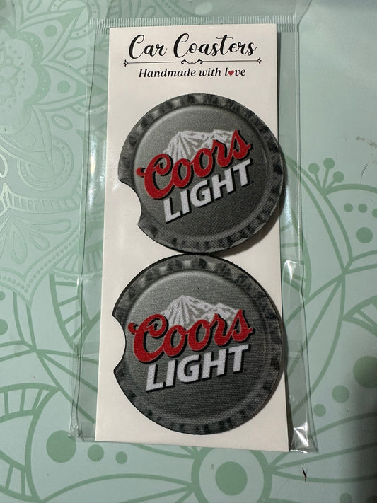 Coors Light Car Coasters