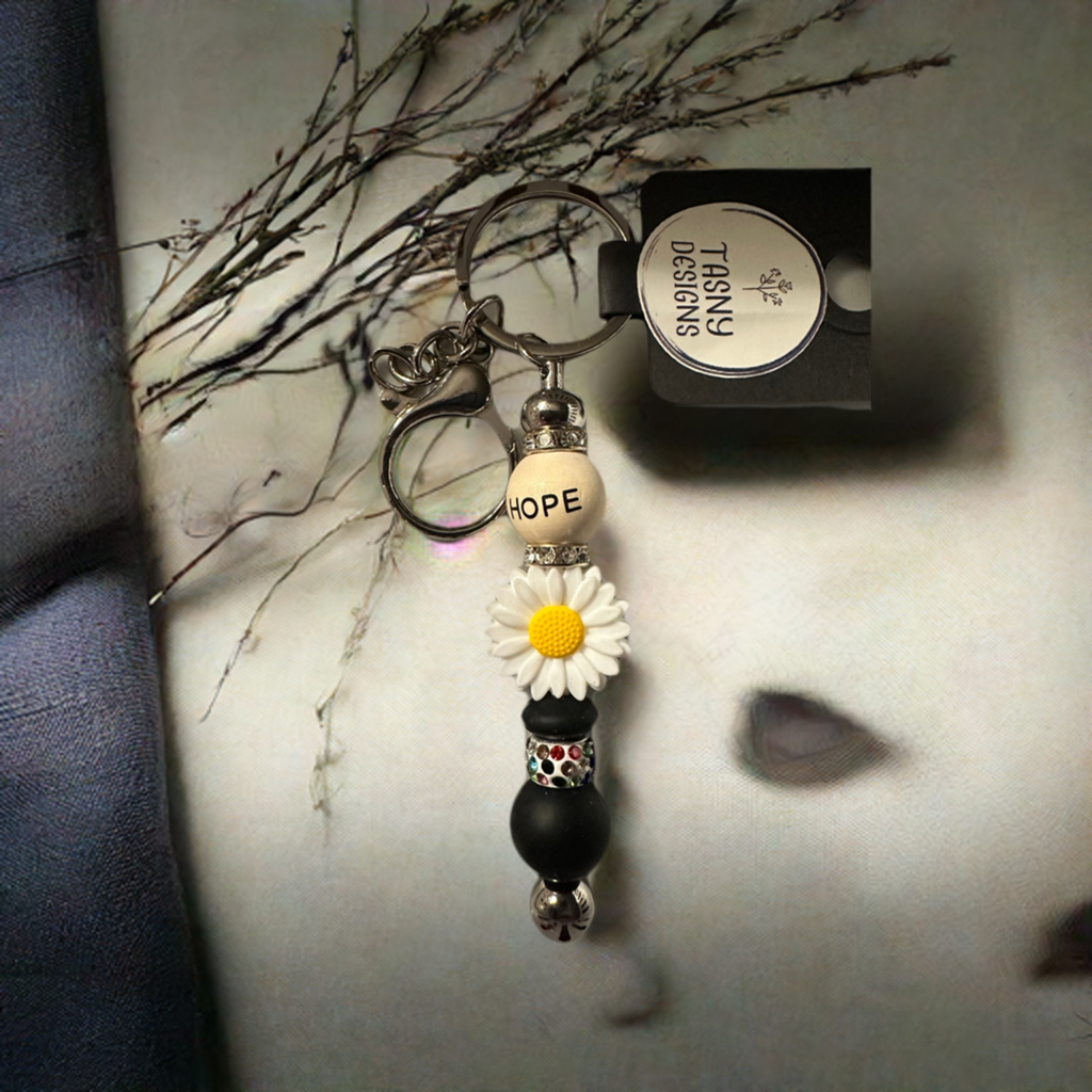 Hope Daisy Key Chain