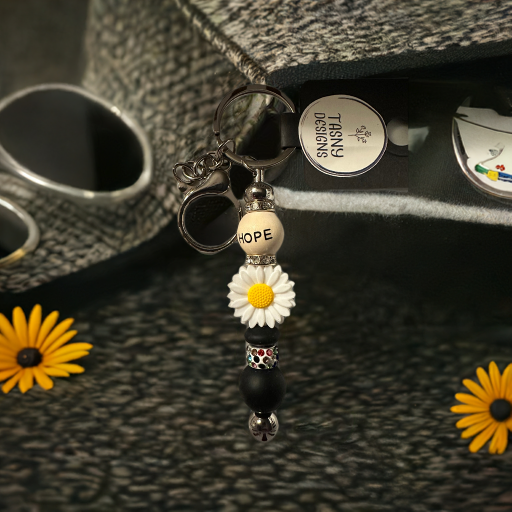 Hope Daisy Key Chain