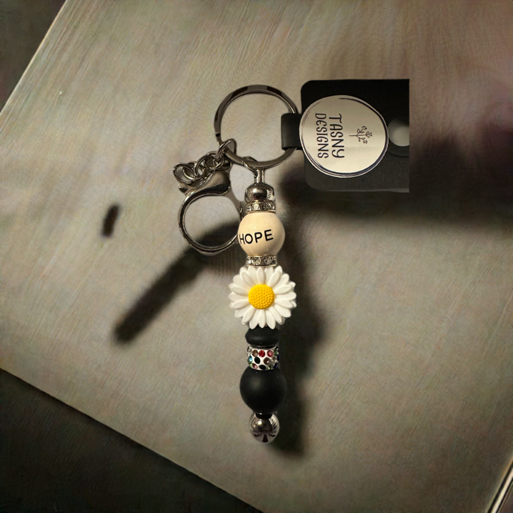 Hope Daisy Key Chain