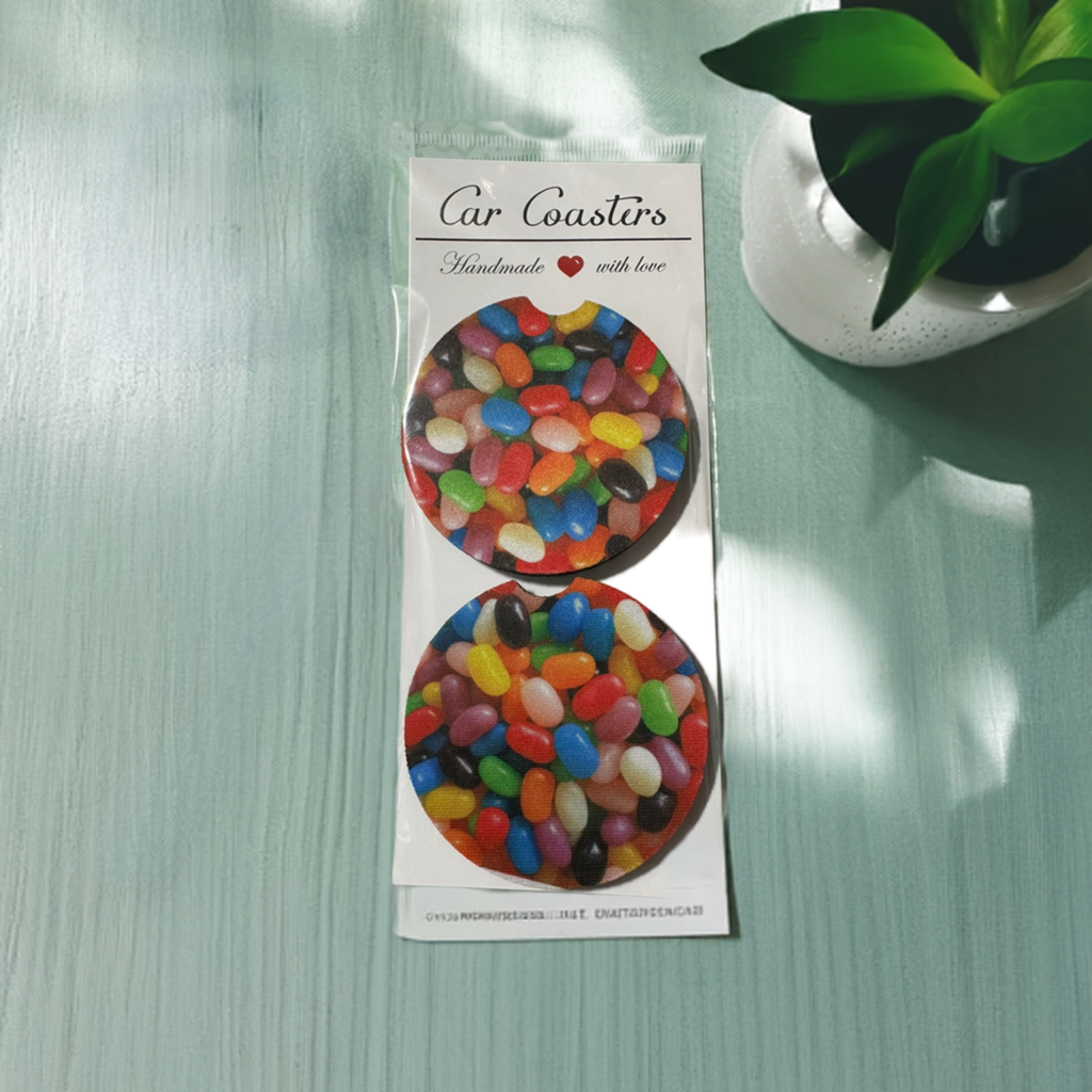 Jelly Beans Car Coaster