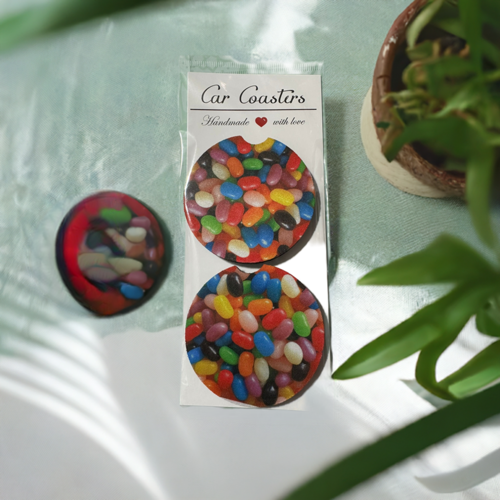 Jelly Beans Car Coaster