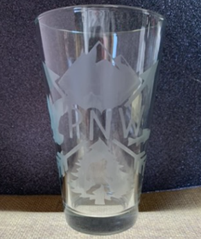 Bigfoot PNW Etched Glass